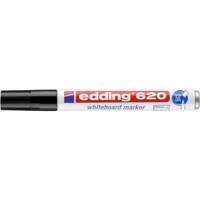 Marqueur pour Tableaux blancs 620 Noir Corps Alu Pointe Ronde 1,5-3 mm - EDDING