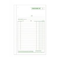 Manifold Factures 21x13,5cm 50 feuillets tripli autocopiants - EXACOMPTA
