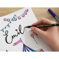 Feutre pinceau métallisé 1340 etui de 9 Assortis