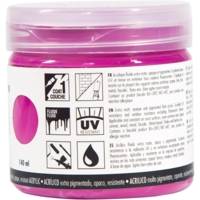 Pot 140ml Peinture Acrylique MAT pub Rose Tyrien - PÉBÉO