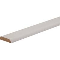 Chant plat 2 arrondis MDF prépeint blanc L.2,44 m - Gedimat - SOTRINBOIS