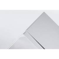 Lot de 2 Serre-livres en aluminium 12 x 12 x 17 cm Aluminium - MAUL