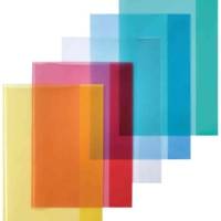 Protège-cahier Cristal Luxe 22/100ème 24x32 transparent Jaune