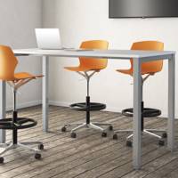 Table haute TANGO rectangulaire – ArtProg