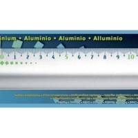 Regle anti derapante aluminium anodise 15cm