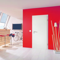 Bloc-porte isolant PORTALIT décor lisse blanc Hui.100 à 116 mm - 204 x 83 cm - Gedimat - WESTAG