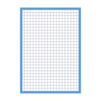 Bloc de 30 fiches bristol 105X148 non perforées Q5/5 bleu
