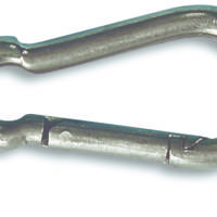 Mousqueton pompier acier inoxydable D6mm L.60mm - Gedimat - CHAPUIS