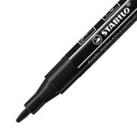 Marqueur pointe fine FREE acrylic T100 noir - STABILO