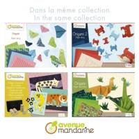 Boîte Créative ORIGAMI - 40 feuilles 15x15cm à Motifs Avions - AVENUE MANDARINE