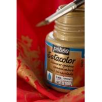 Flacon 45 ml Peinture SETACOLOR opaque pour textiles Or Riche Moiré