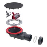 Bonde douche SLIM + Ø90 mm - Gedimat - WIRQUIN