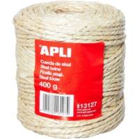 Bobine ficelle sisal naturelle - 400g - APLI-AGIPA