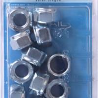 Ecrou frein en acier zingué Ø14 mm - Gedimat - NORAIL