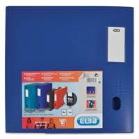 Boite Classement Polypropylène Memphis à Plat Dos 100mm 240 x 320mm  Bleu