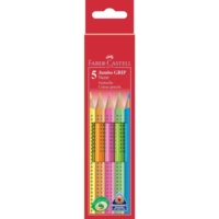 étui de 5 crayons couleur Jumbo GRIP Neon