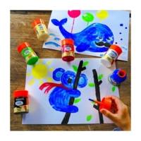 Lot de 6 pots de Peinture Gouache Néfertari 50ml - CLÉOPÂTRE