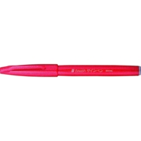 Stylo feutre Sign Pen SES15 Pte Brush Flexible Rouge