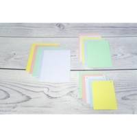 Étui de 100 fiches - bristol blanc quadrillé 5x5 perforé 125x200mm - Blanc