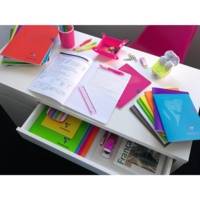 Mimesys cahier piqué polypro 24x32cm 48p Q.5x5 Incolore - CLAIREFONTAINE