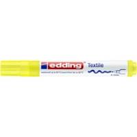 Marqueur pour textiles 4500 jaune fluOrescent 2-3 mm - EDDING