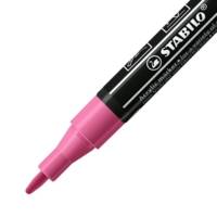 Marqueur pointe fine FREE acrylic T100 rose - STABILO