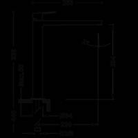 Mitigeur de lavabo Grand Modèle PROJECT finition blanc mat - Gedimat - TRES