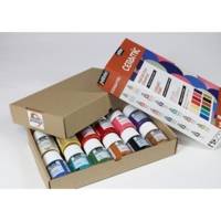 Set exploration peinture Ceramic Terre Cuite, Faïence - 12 Flacons de 20 ml