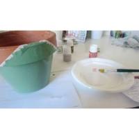 Flacon 45 ml peinture CERAMIC faïence et multi support BLEU - PÉBÉO