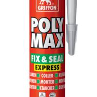 Colle et Mastic de montage POLY MAX FIX&SEAL EXPRESS 300 g - Gedimat - GRIFFON