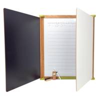 Grand Tableau Triptyque en Bois - Magnetique 153x66cm Ouvert