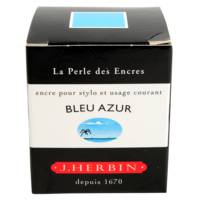 Encre traditionnelle à stylo en flacon "D" 30ml Bleu azur - HERBIN