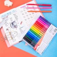 Pochette 18 Feutres ColoRun encre lavable pointe 2.0mm 18 couleurs - DELI