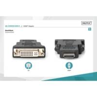 Adaptateur HDMI Type A - DVI-I(24+5) M/F, Full HD - DIGITUS