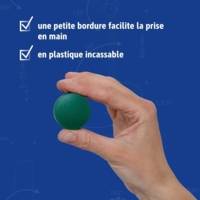 Pack 4 Aimants MAULSolid Ø 38 mm 1,5 kg Puissance Vert