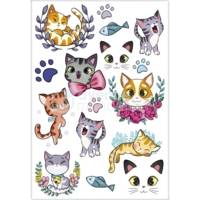 Tattoo' Mania, Chats - Multicolore - AVENUE MANDARINE