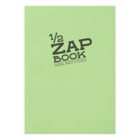 Bloc 1/2 Zap Book encollé grand coté 80 Feuilles A5 80g couvertures assorties