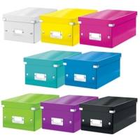 Boîte de rangement pour DVD Click&Store coloris WOW Bleu