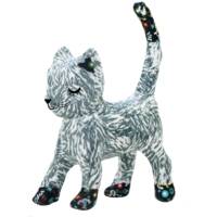 Décopatch Kit papier mâché "Chat", 5 pièces