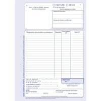 Manifold MICRO-ENTREPRENEUR Factures / Devis A4 40 feuilles Dupli
