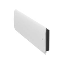 Radiateur connecté à inertie fonte+façade chauffante plinthe HEKLA blanc - Gedimat - SAUTER