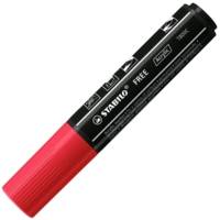 Marqueur pointe large FREE acrylic T800C rouge foncé - STABILO