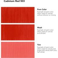Tube 225ml Peinture à l'huile Georgian Rouge cadmium - DALER ROWNEY