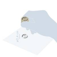 Lot de 4 tampons appréciations (Félicitations, Avec aide, Tu progresses et Belle écriture