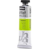 Tube 37 ml Peinture Artist Acrylics Extra fine VERT LUMIERE - PÉBÉO