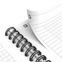 NOTEBOOK B5 Spiralé couverture rigide160P 80G Q5/5 gris