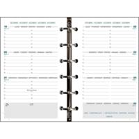 Recharge Exatime 14 semainier millésimé 2 pages par semaine 16 mois 126x81 mm