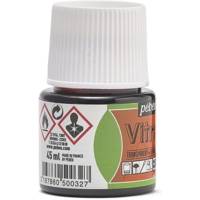 Flacon 45ml peinture VITRAIL transparent SAUMON - PÉBÉO