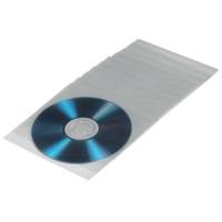 Pochettes de protection pour CD/DVD, paquet de 50, Transparent