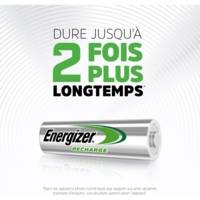 Etui de 4 piles rechargeables Universal HR6 AA 1300mAh